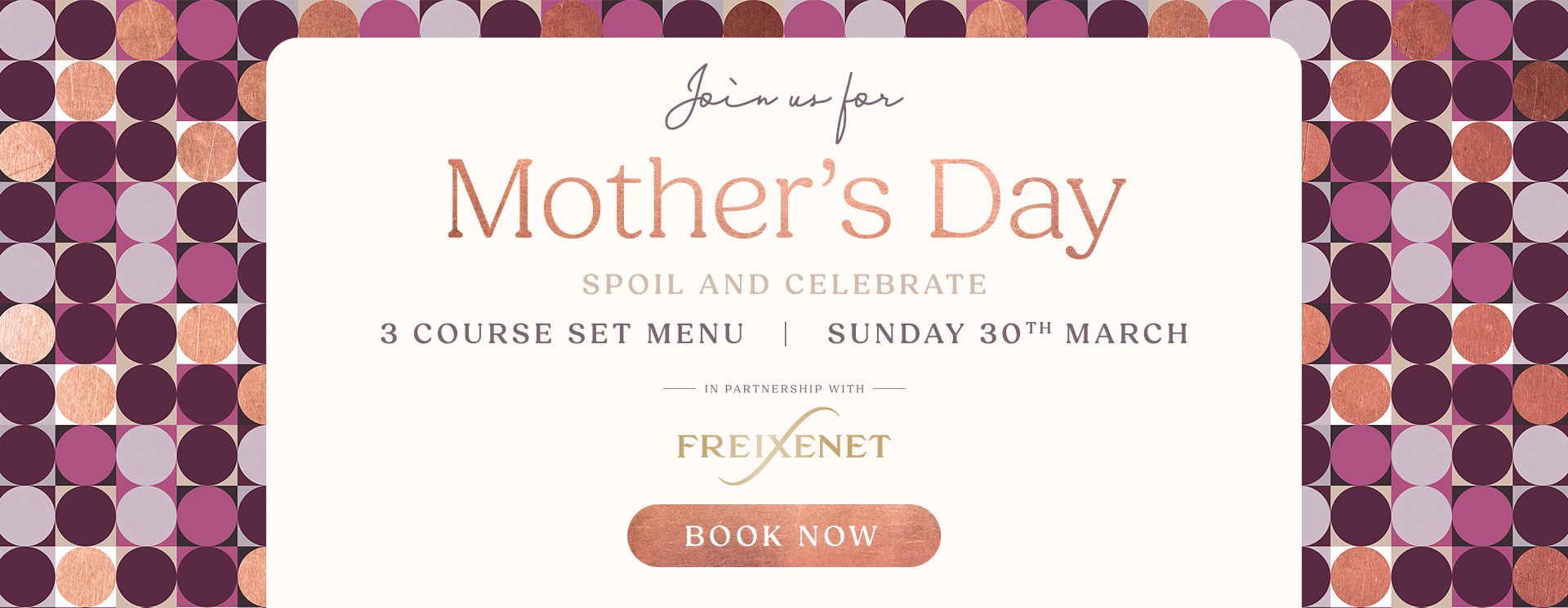 Mother’s Day menu/meal in Hemel Hempstead